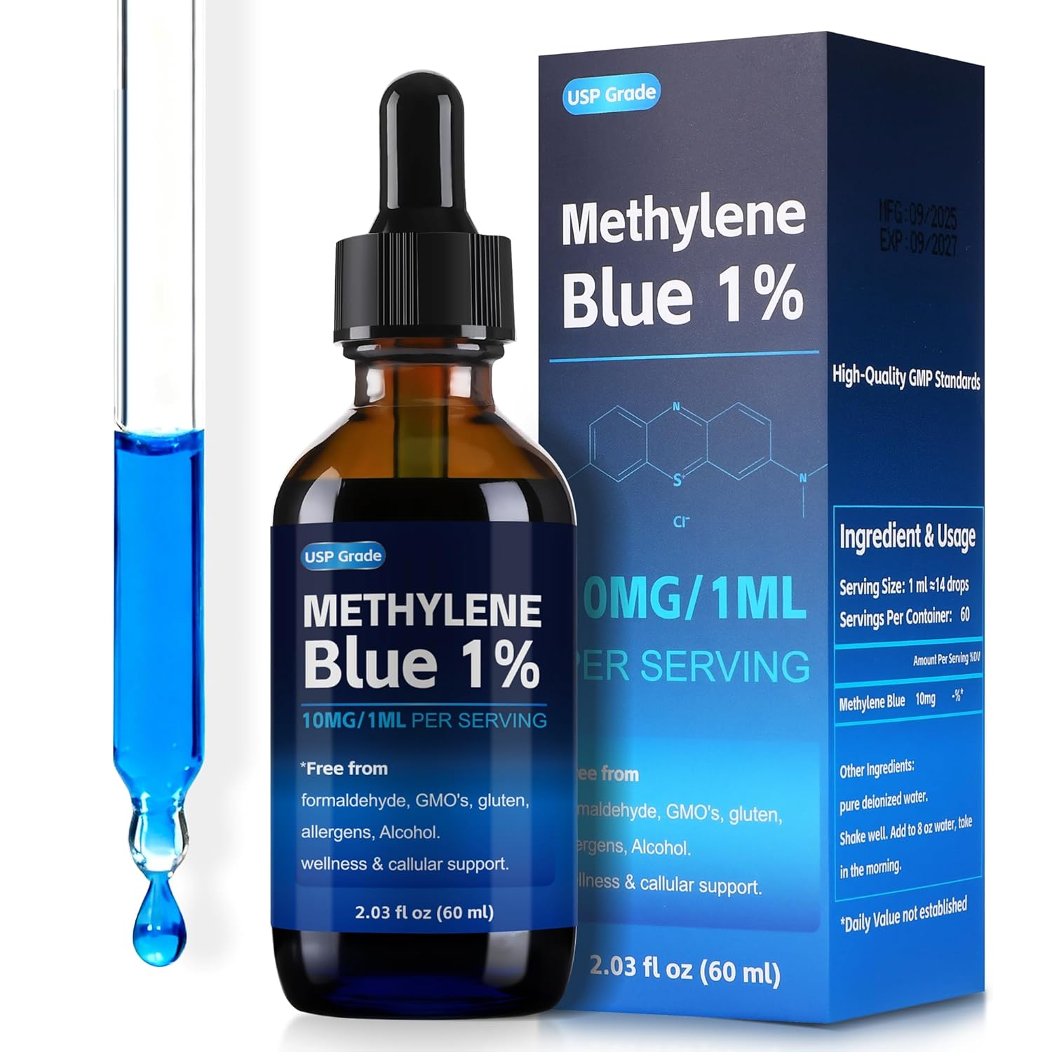 1% Methylene Blue Solution - The Gold Standard Of Mitochondrial Energy