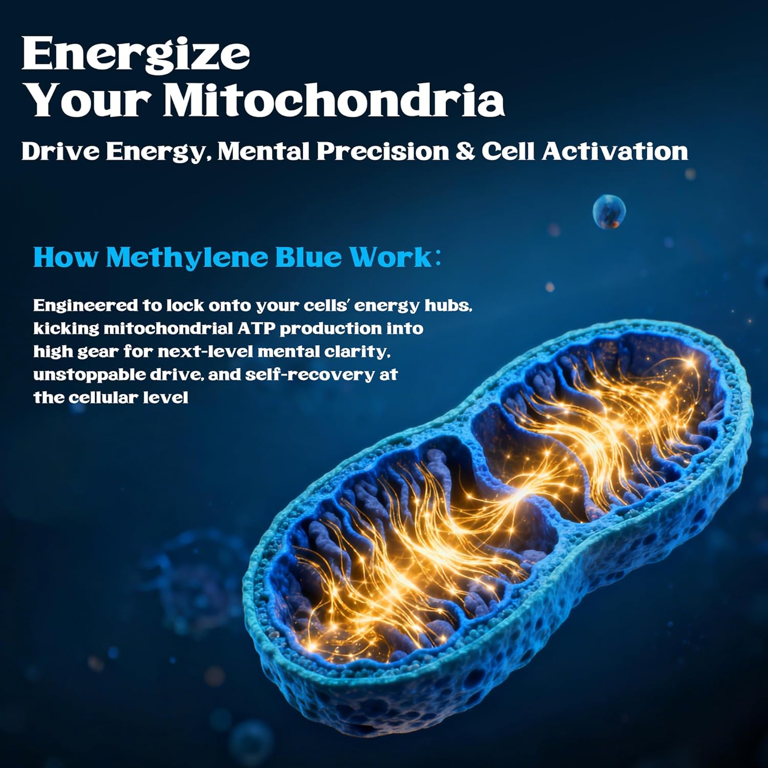 1% Methylene Blue Solution - The Gold Standard Of Mitochondrial Energy