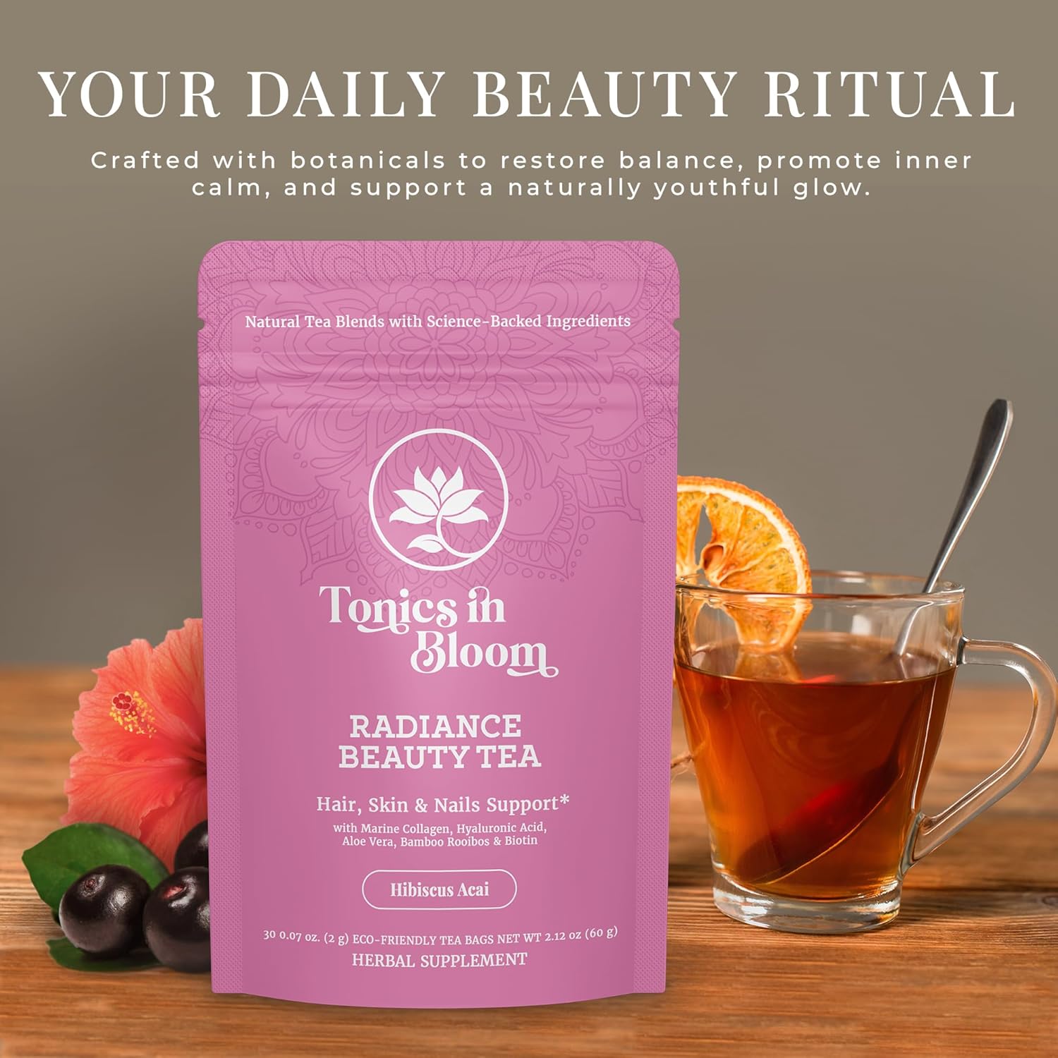 ANATOPEAK Marine Collagen Beauty Tea