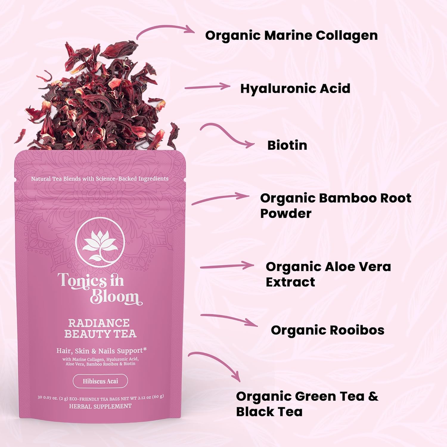 ANATOPEAK Marine Collagen Beauty Tea