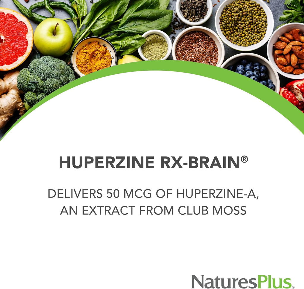 NaturesPlus Huperzine Rx-Brain | Precision Memory & Cognitive Support